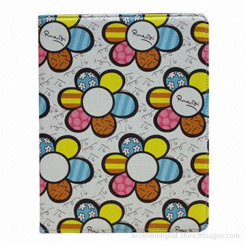 Follower Pattern Leather Case for iPad, 25 x 20 x 2.5cm Size